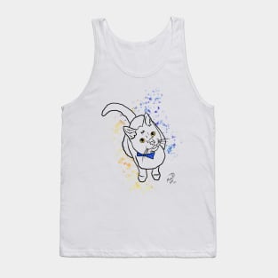 Kreso line art cat Tank Top